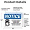 Signmission 10 in Height, 14 in Width, Vinyl Decal, Rectangle OS-2PACK-NS-D-1014-L-11601 - alternate 6